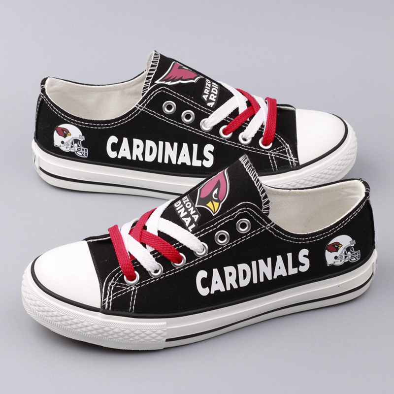 Women's NFL Arizona Cardinals Repeat Print Low Top Sneakers 001